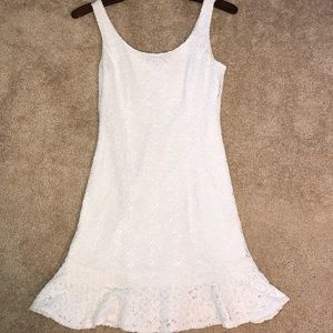 Lilly Pulitzer white lace dress